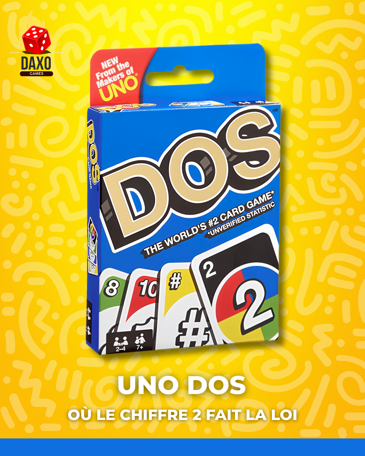UNO DOS – Le jeu de cartes où le chiffre 2 fait la loi